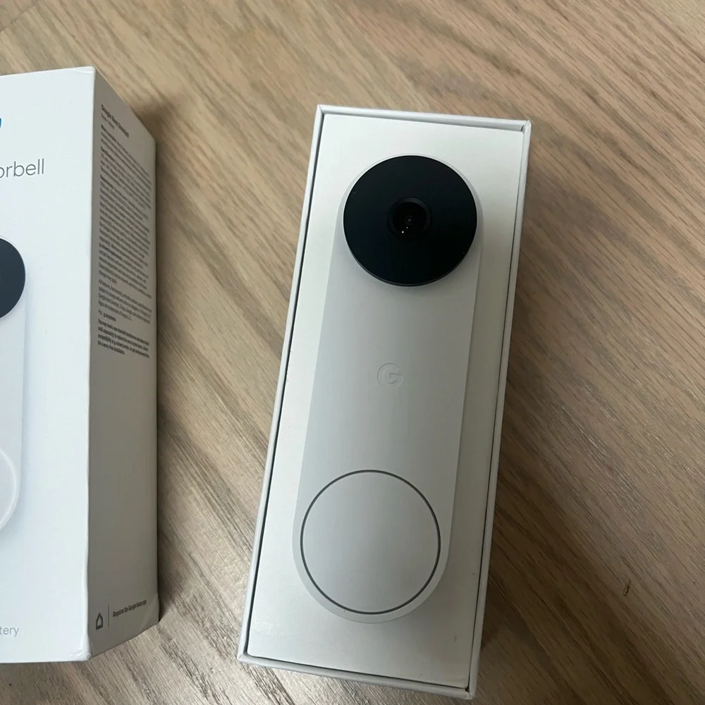 NEW Google Nest Doorbell - (Wired, 2nd Gen) - Wired Video Doorbell Camera Snow